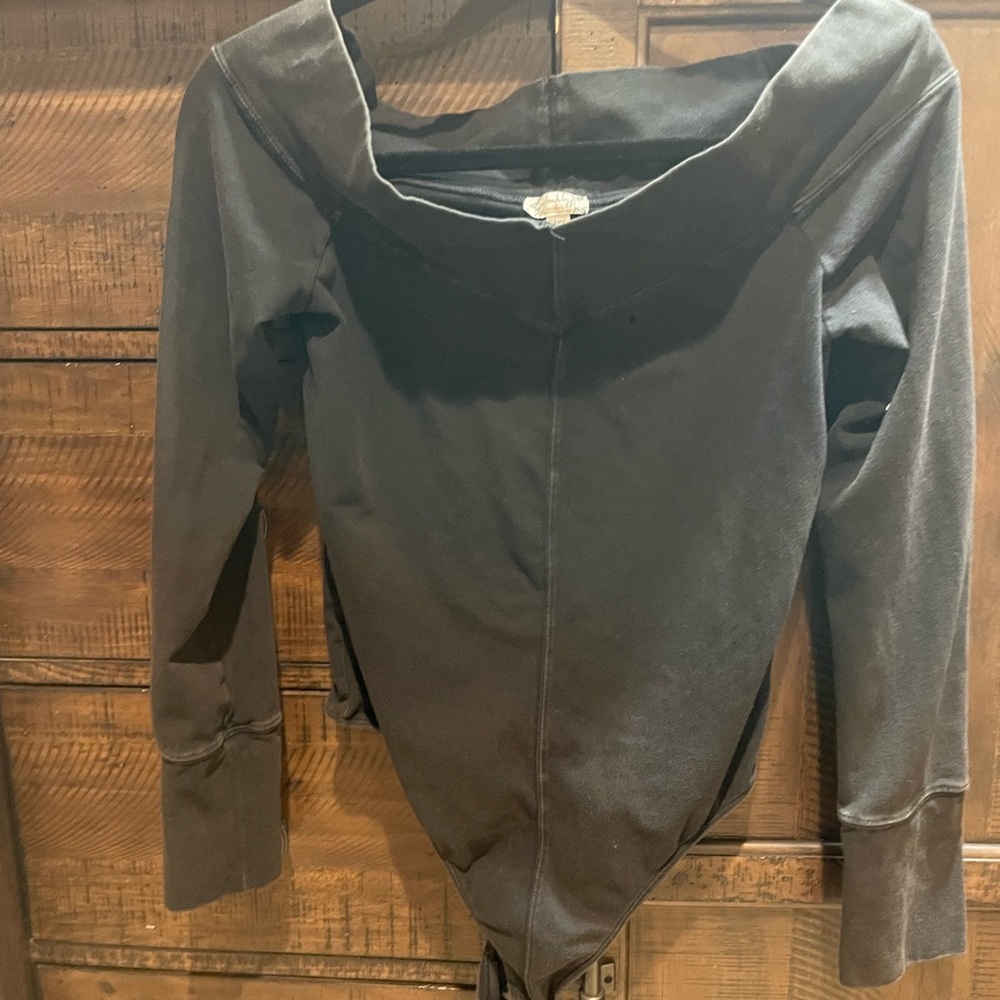Free People Black Bodysuit